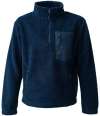 RV301 Ravine Unisex 1/4 Zip Borg Fleece Navy colour image